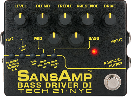 Tech 21 SansAmp Bass Driver DI V2 Effektpedal