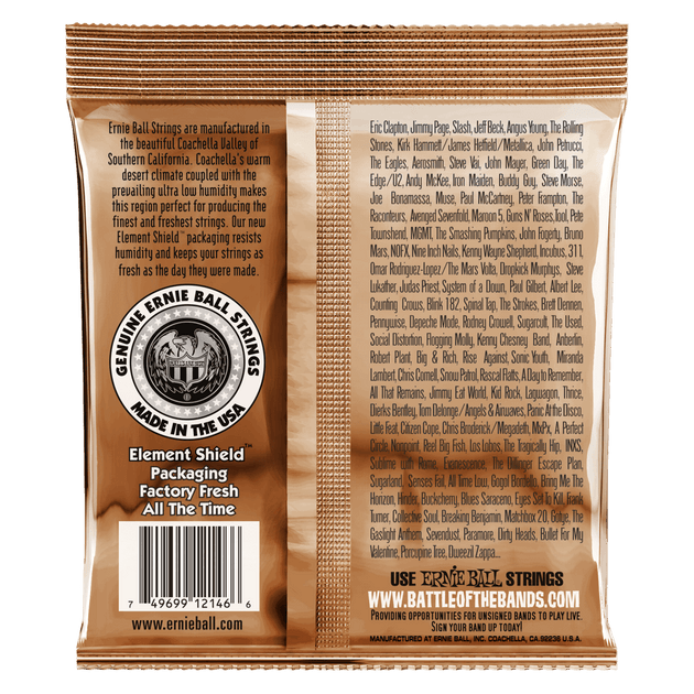Ernie Ball Earthwood Akustikgitarrensaiten – 12-54, Phosphorbronze, Mittel | 3er Pack