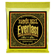 Ernie Ball 2556 Everlast Coated 80/20 Bronze Medium Light 12-54 Saitensatz
