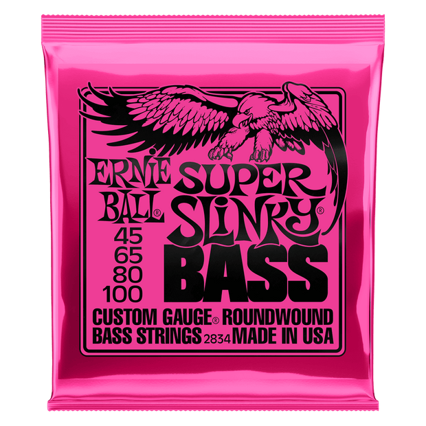Ernie Ball 2834 Super Slinky Bass 45-100 Nickel plated Steel Saitensatz