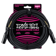 Ernie Ball 6073 XLR/XLR Schwarz 7,62 m Mikrofonkabel