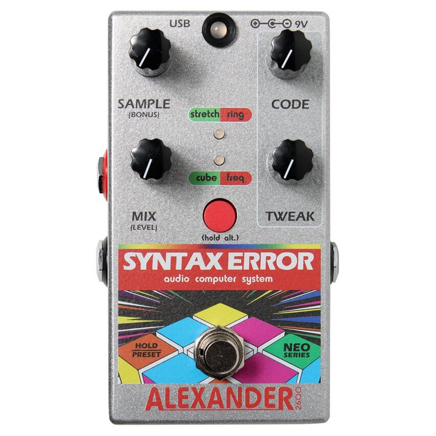 sample hold pedal Alexander Pedals Syntax Error Sample & Hold LFO & Sample Crusher Effek – cream-music.shop