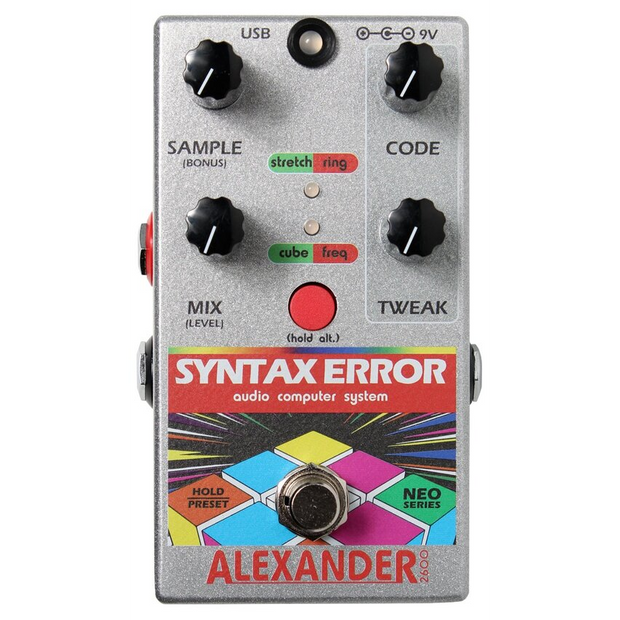 Alexander Pedals Syntax Error Sample & Hold LFO & Sample Crusher Effektpedal