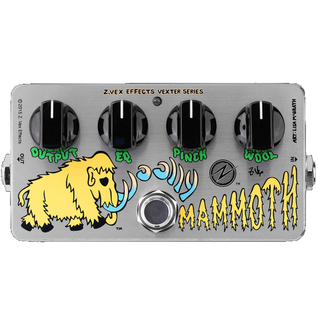 ベース Woolly Mammoth Z.Vex WOOLLY MAMMOTH」ベース用ファズエフェクターをレビュー