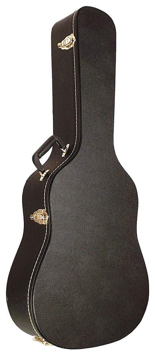 SCC 650131 Westerngitarre Flat Schwarz Gitarrenkoffer
