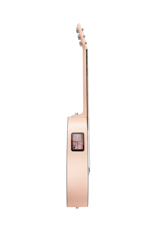 Lava Me Play 36" LP Light Peach/Frost White Westerngitarre