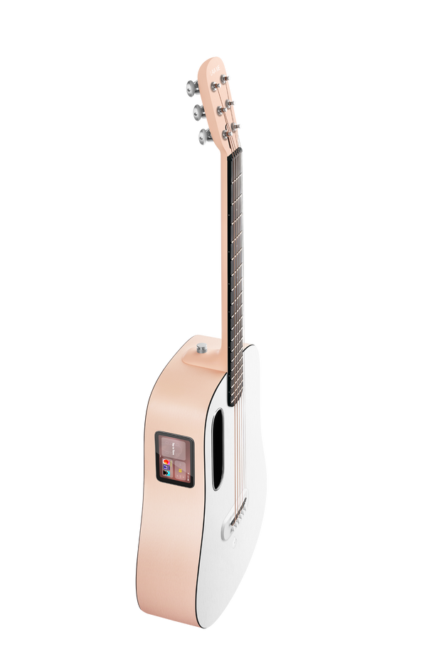 Lava Me Play 36" LP Light Peach/Frost White Westerngitarre