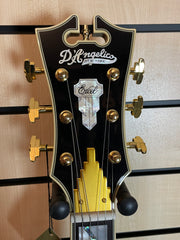 D'Angelico Excel DC Stopbar Tailpiece Solid Black E-Gitarre