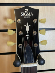 Sigma HBA-102P-AN Semi-Hollow Antique Natural E-Gitarre