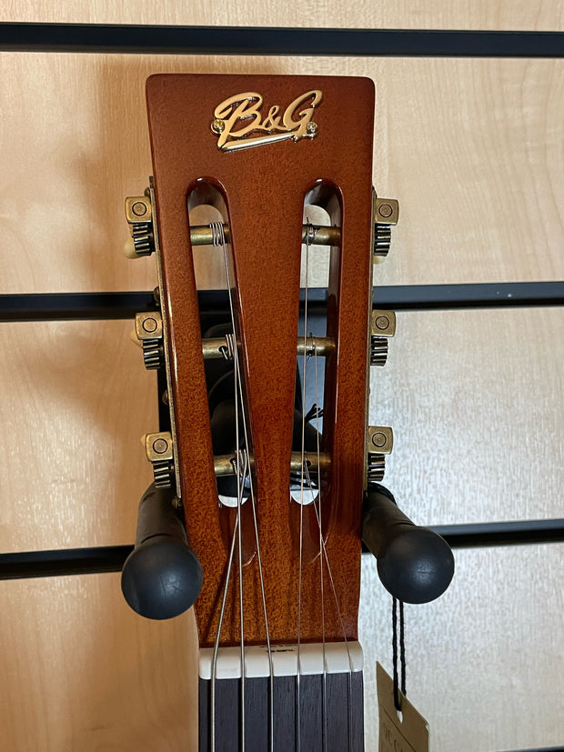 B&G Little Sister Crossroads Cut P90 5A Flamed Maple Honey Burst E-Gitarre