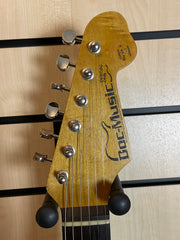 Doc-Music by Ray Gerold S-Style Schwarz E-Gitarre gebraucht