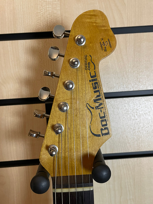 Doc-Music by Ray Gerold S-Style Schwarz E-Gitarre gebraucht
