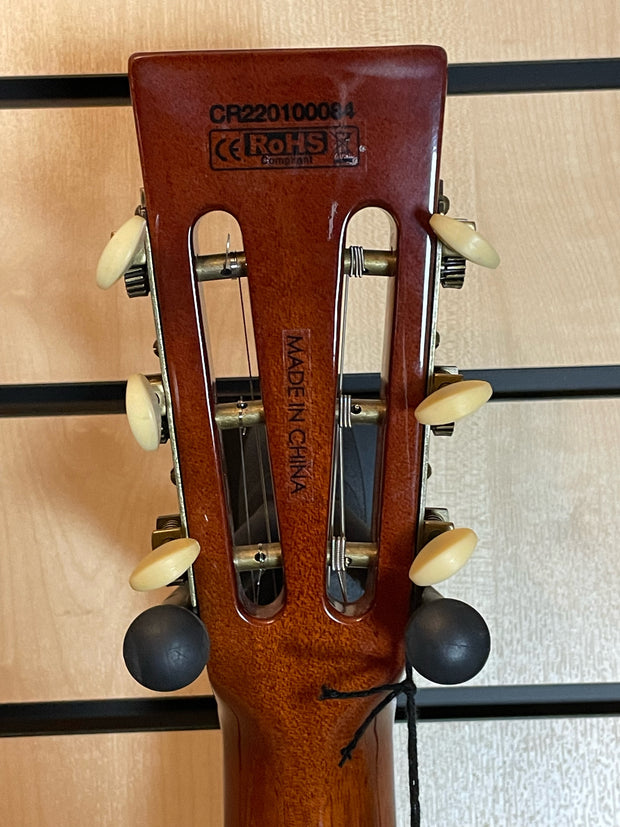 B&G Little Sister Crossroads Cut P90 5A Flamed Maple Honey Burst E-Gitarre