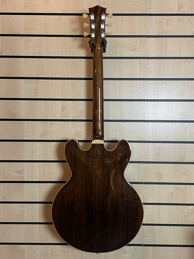 Sigma HBW-102H-DS Semi-Hollow Dark Stain E-Gitarre
