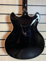 D'Angelico Excel DC Stopbar Tailpiece Solid Black E-Gitarre