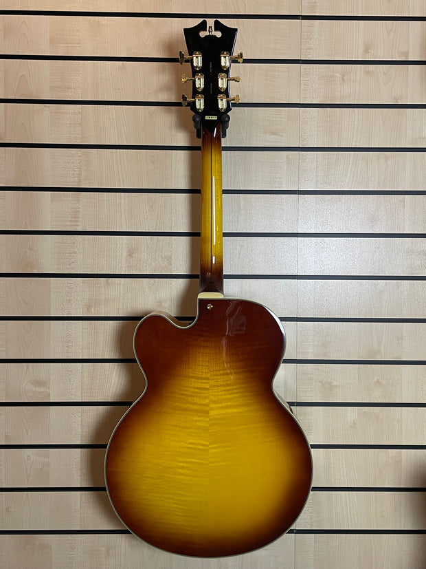 D'Angelico Excel EXL-1 Set Humbucker Dark Iced Tea Burst E-Gitarre