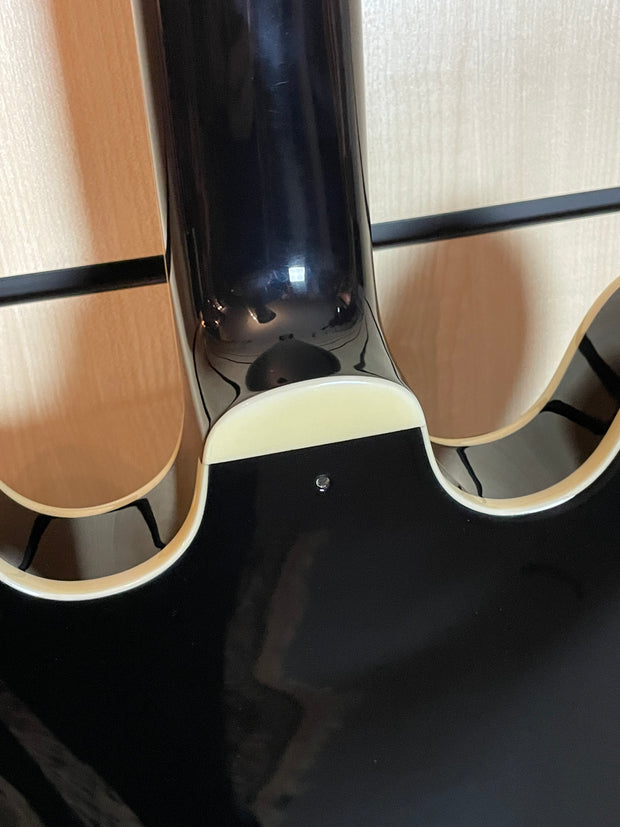 Sigma HBA-102P-BK Semi-Hollow Schwarz E-Gitarre