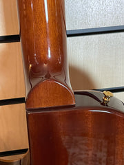 B&G Little Sister Crossroads Cut P90 5A Flamed Maple Honey Burst E-Gitarre
