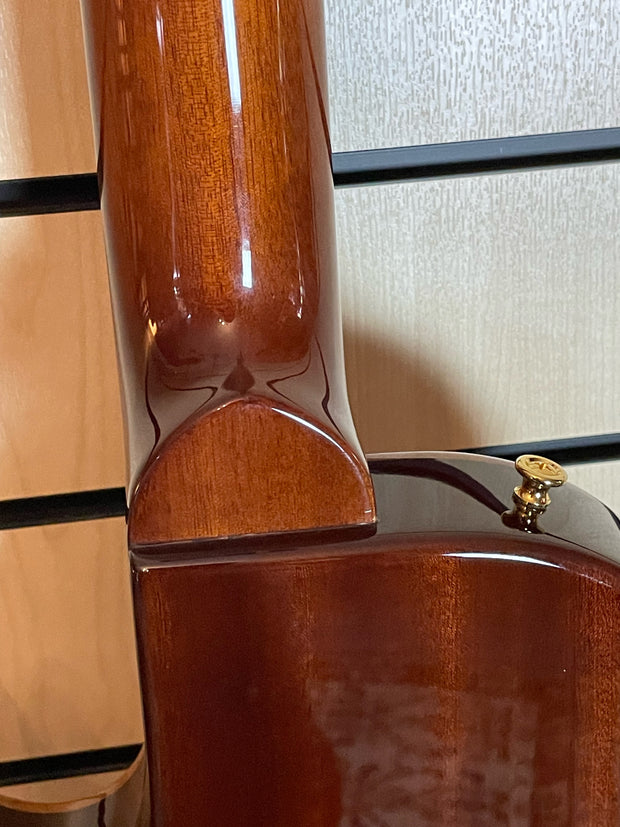 B&G Little Sister Crossroads Cut P90 5A Flamed Maple Honey Burst E-Gitarre
