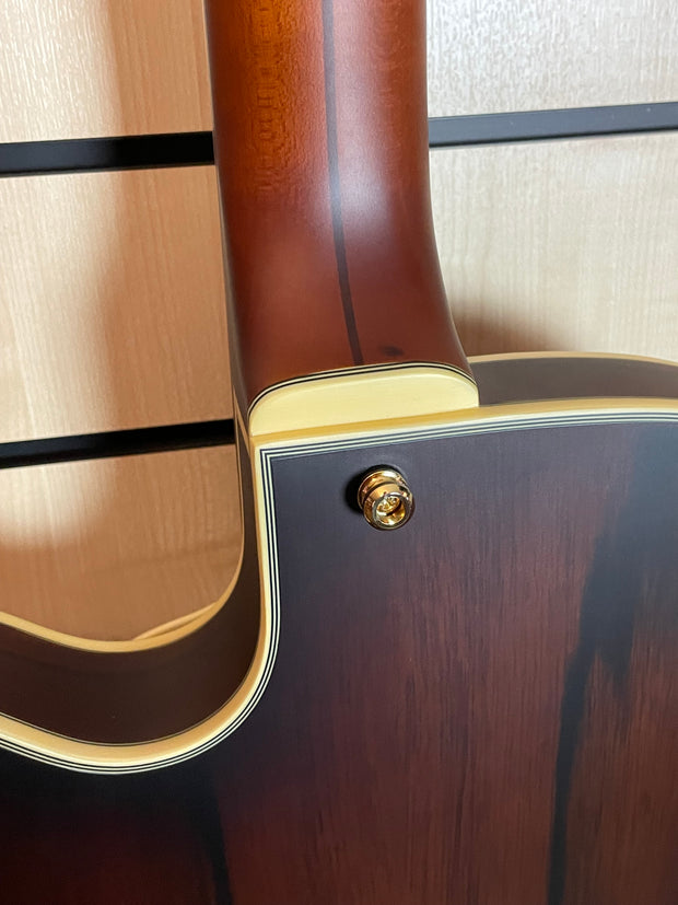 D'Angelico Deluxe 59 Satin Brown Burst E-Gitarre
