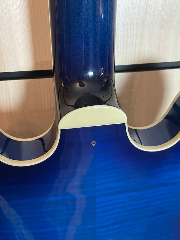 Sigma HBA-102H-TBB Semi-Hollow Transparent Blueburst E-Gitarre