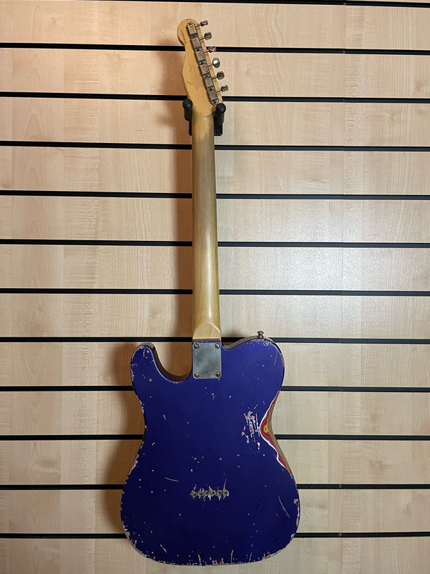 Jozsi Lak T-Style Purple Aged E-Gitarre Handmade in Germany