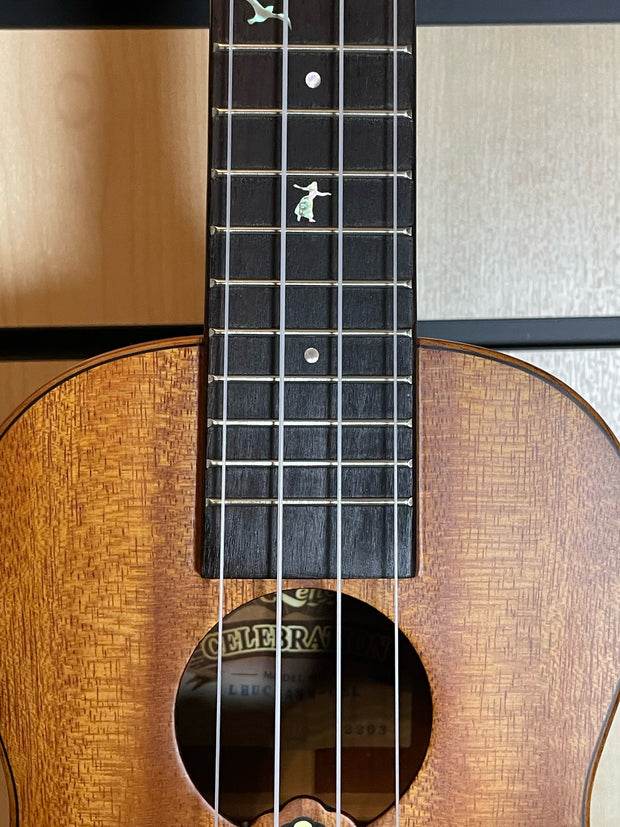 Leho LHUC-ASM-CEL 10 Years Celebration All Solid Mahagoni Concert Ukulele