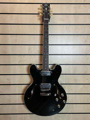 Sigma HBA-102P-BK Semi-Hollow Schwarz E-Gitarre