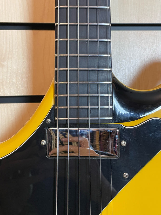 Jozsi Lak Foxywave Gelb/Schwarz E-Gitarre Handmade in Germany Vorführmodell
