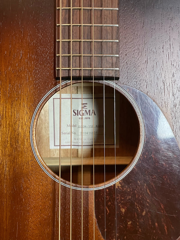 Sigma 000M-15E Aged 15 Series Westerngitarre