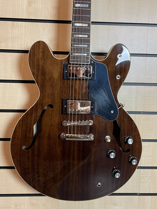 Sigma HBW-102H-DS Semi-Hollow Dark Stain E-Gitarre