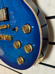 FGN Expert Rise Michael Sagmeister Signature Limited Edition Blue Burst Low Gloss E-Gitarre