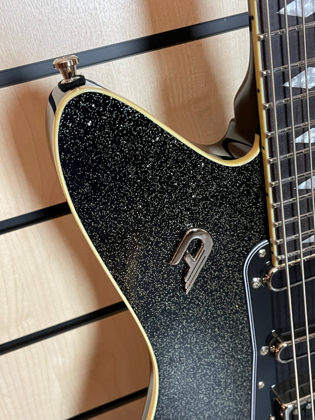 Duesenberg Paloma D6 Baritone Black Sparkle E-Gitarre