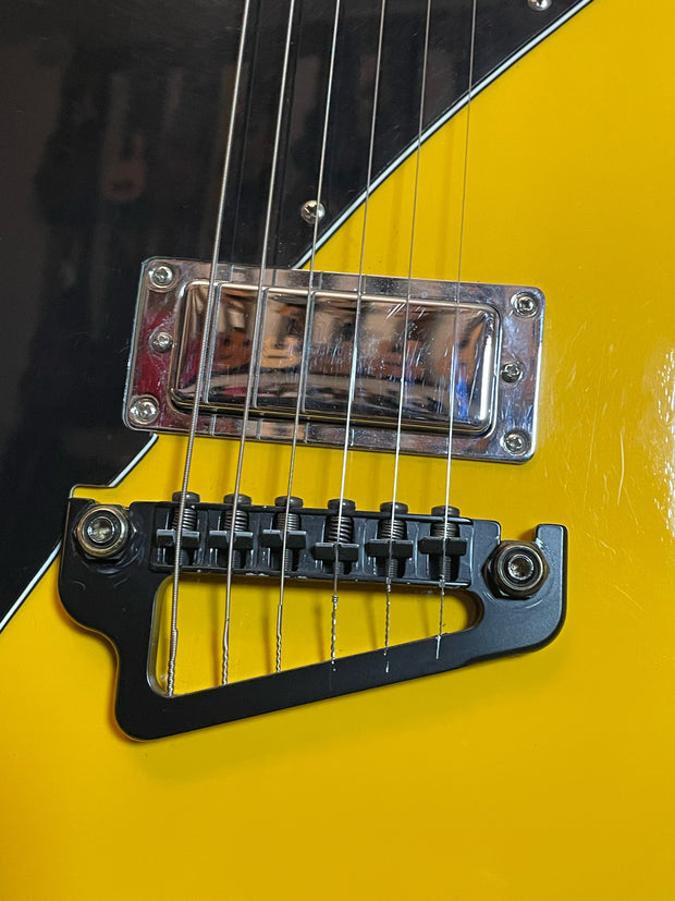 Jozsi Lak Foxywave Gelb/Schwarz E-Gitarre Handmade in Germany Vorführmodell
