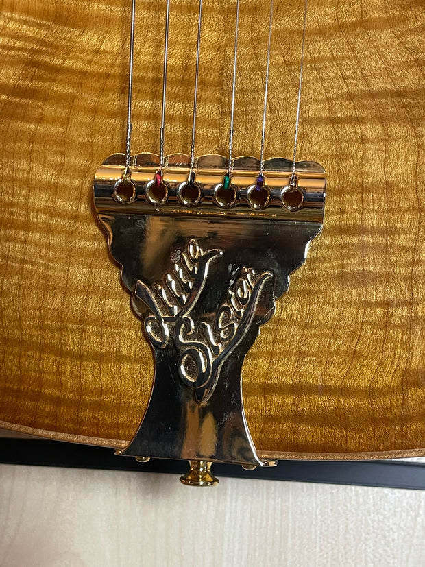 B&G Little Sister Crossroads Cut P90 5A Flamed Maple Honey Burst E-Gitarre