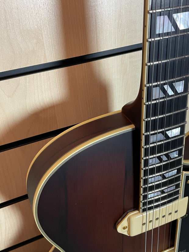D'Angelico Deluxe 59 Satin Brown Burst E-Gitarre