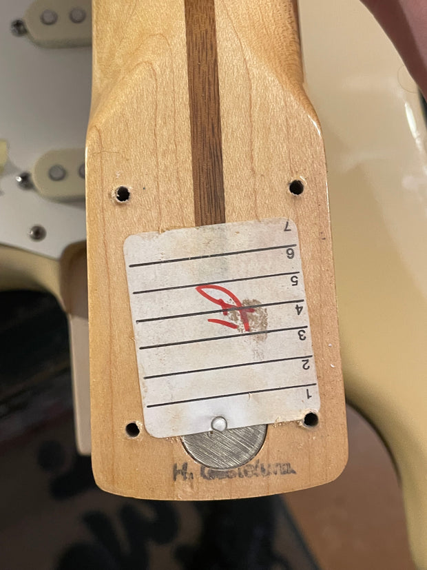 Fender 1983 Dan Smith Stratocaster MN Blonde E-Gitarre Inkl. Koffer gebraucht