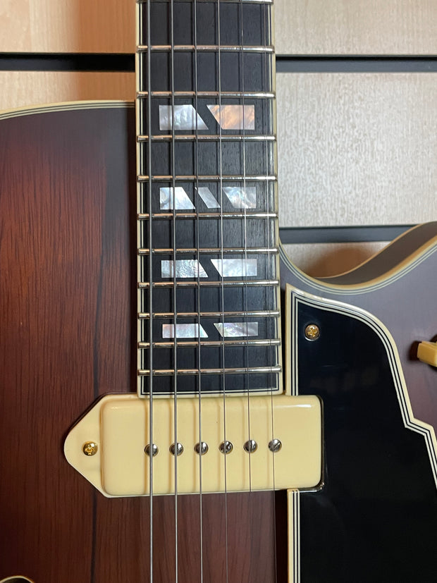 D'Angelico Deluxe 59 Satin Brown Burst E-Gitarre