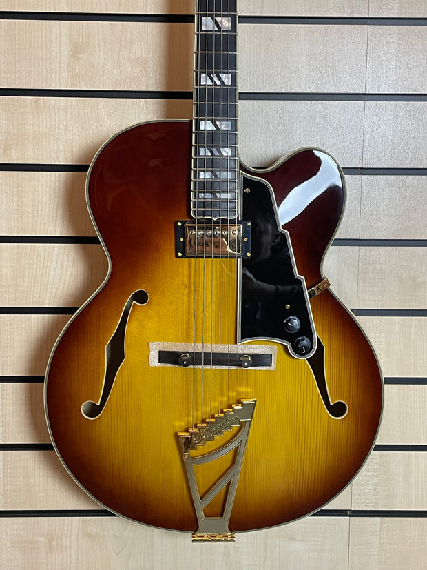 D'Angelico Excel EXL-1 Set Humbucker Dark Iced Tea Burst E-Gitarre