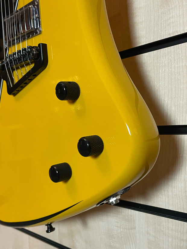 Jozsi Lak Foxywave Gelb/Schwarz E-Gitarre Handmade in Germany Vorführmodell