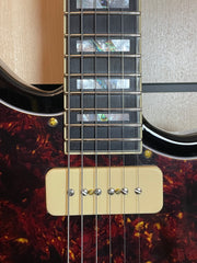 D'Angelico Deluxe Bedford Solid Black E-Gitarre