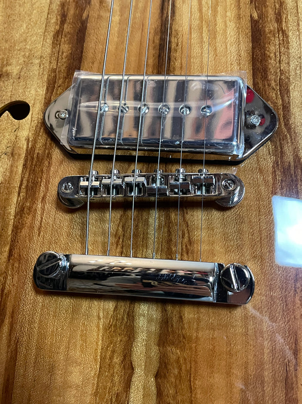 Sigma HBA-102P-AN Semi-Hollow Antique Natural E-Gitarre