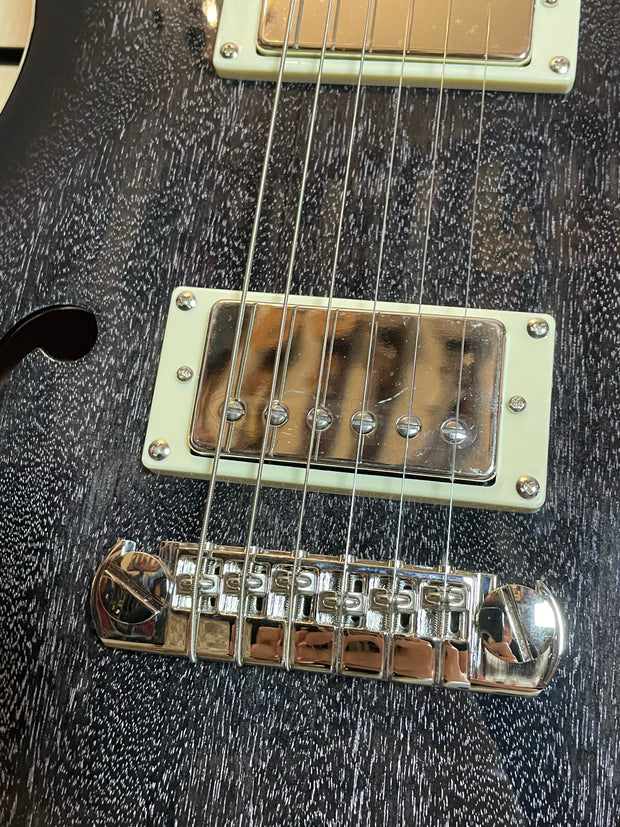 PRS SE Hollowbody Standard Piezo Dog Hair Smokeburst E-Gitarre
