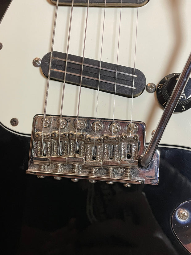 Doc-Music by Ray Gerold S-Style Schwarz E-Gitarre gebraucht
