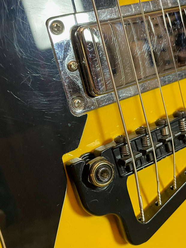 Jozsi Lak Foxywave Gelb/Schwarz E-Gitarre Handmade in Germany Vorführmodell