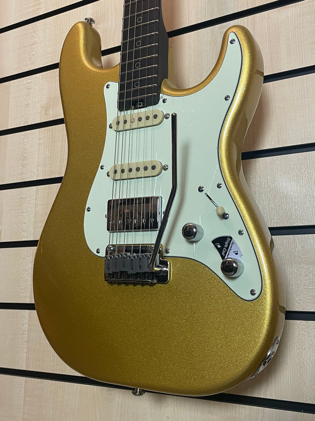 Schecter Nick Johnston 10th Anniversary Traditional HSS Atomic Saffron E-Gitarre