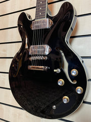 Sigma HBA-102P-BK Semi-Hollow Schwarz E-Gitarre