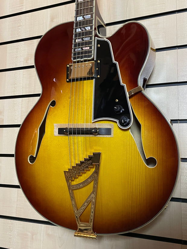 D'Angelico Excel EXL-1 Set Humbucker Dark Iced Tea Burst E-Gitarre