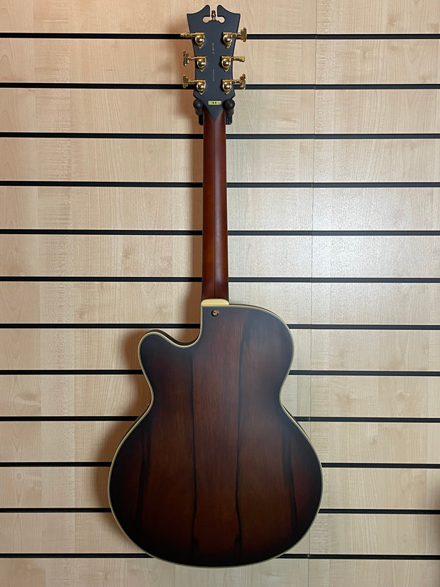 D'Angelico Deluxe 59 Satin Brown Burst E-Gitarre