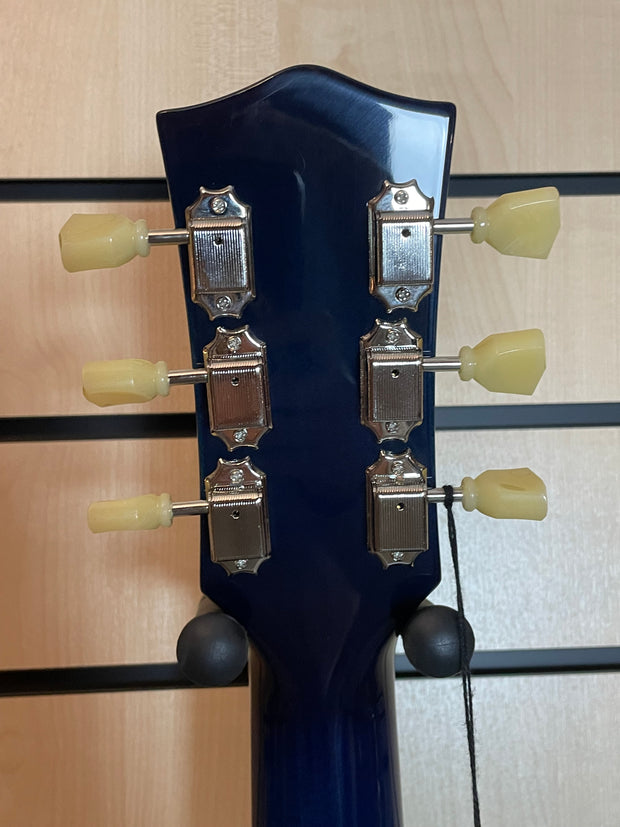 Sigma HBA-102H-TBB Semi-Hollow Transparent Blueburst E-Gitarre